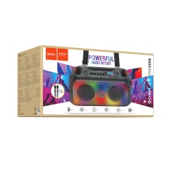 Hoco Bluetooth Wireless Speaker BS54 with Dual Mic Black Hoco Bluetooth Wireless Speaker BS54 with Dual Mic Black